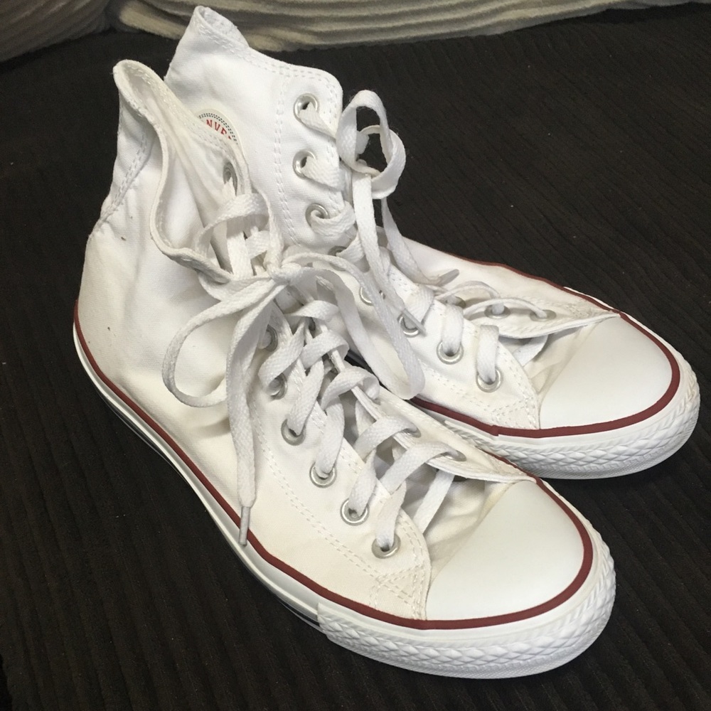 High Top White Converse